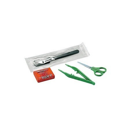 Set di strumenti sos monouso in plastica