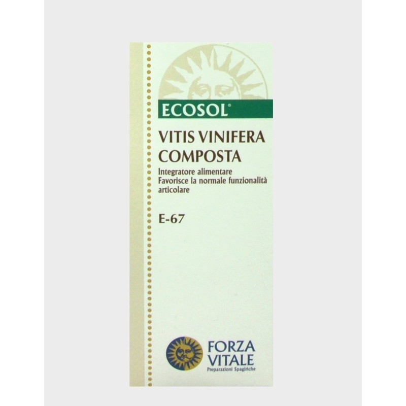 Ecosol vitis vinifera composta gocce 50 ml Ecosol vitis vinifera composta gocce 50 ml