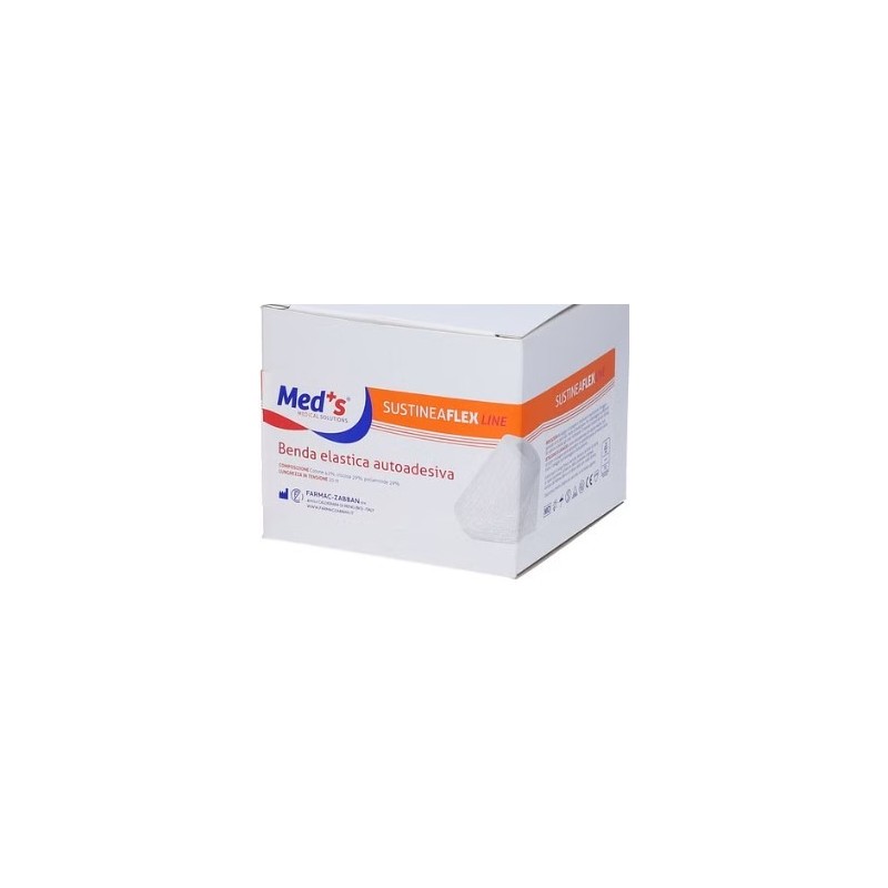 Benda elastica autoadesiva sustinea mt20x8cm. autofissante eanallergica e' l'ideale per bendaggi sportivi, comoda e pratica per 