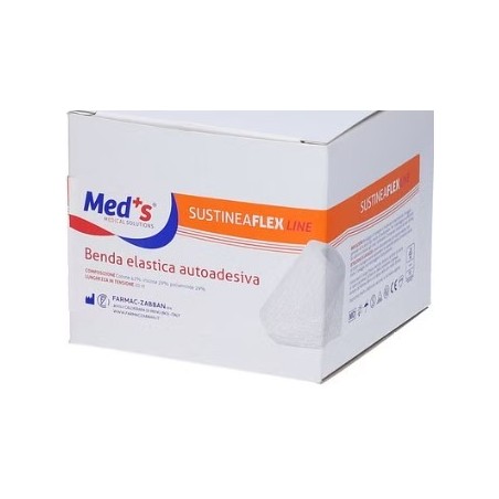 Benda elastica autoadesiva sustinea mt20x8cm. autofissante eanallergica e' l'ideale per bendaggi sportivi, comoda e pratica per 