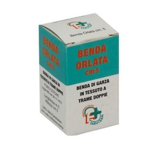 Benda in garza idrofila orlata 12/12 5x500cm