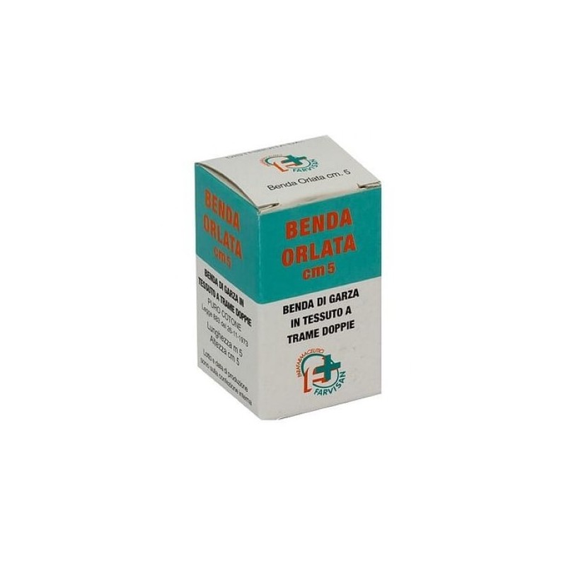 Benda in garza idrofila orlata 12/12 5x500cm