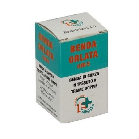 Benda in garza idrofila orlata 12/12 5x500cm