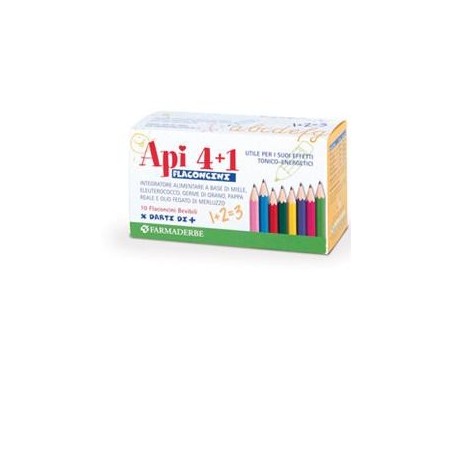 Apiquattro + 1 10 flaconcini da 10 ml