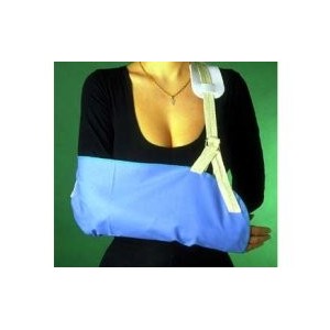 Reggibraccio economy sostiene il braccio traumatizzato o ingessato, in cotone 100% regolabile in altezza misura media