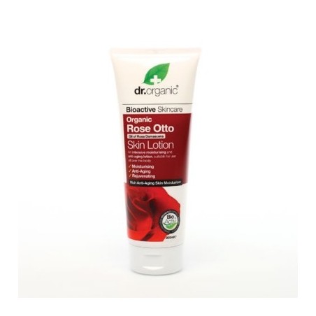 Dr organic rose otto rosa skin lotion lozione corpo 200 ml