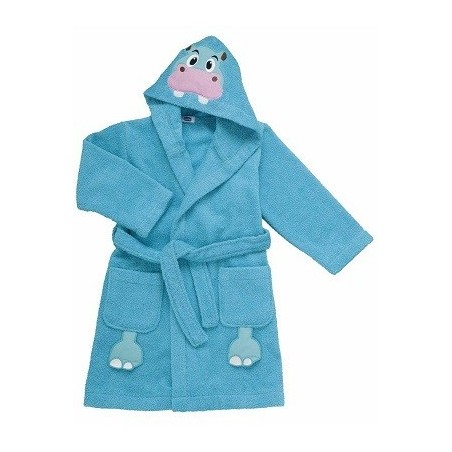 Chicco accappatoio ippopotamo azzurro 24 mesi+