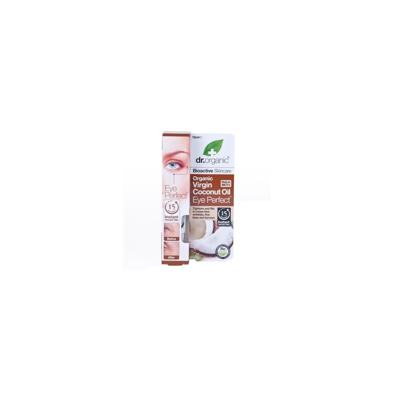 Dr organic coconut oil cocco eye perfect siero occhi 15 ml