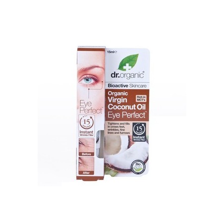 Dr organic coconut oil cocco eye perfect siero occhi 15 ml