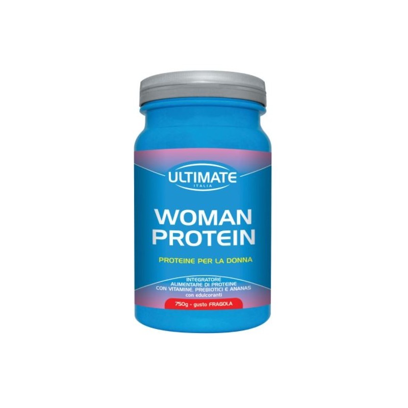 Ultimate woman protein fragola 750 g