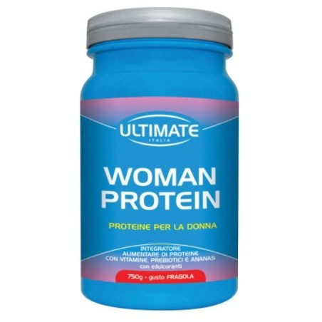 Ultimate woman protein fragola 750 g