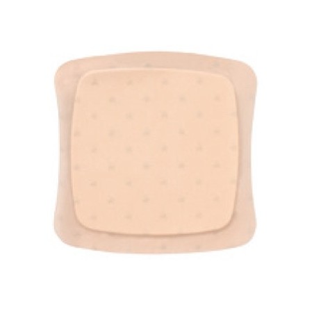Medicazione sterile in schiuma poliuretano idrocellulare aquacel ag foam adesiva 8x8 cm 10 pezzi
