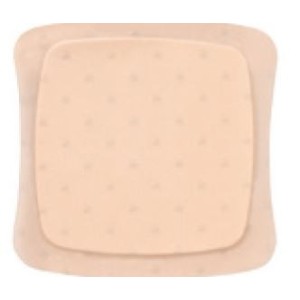 Medicazione sterile in schiuma di poliuretano idrocellulareaquacel ag foam adesiva 12,5x12,5 cm 10 pezzi