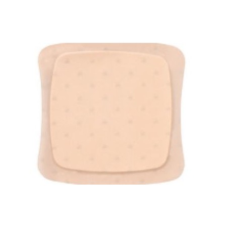 Medicazione sterile in schiuma di poliuretano idrocellulareaquacel ag foam adesiva 12,5x12,5 cm 10 pezzi