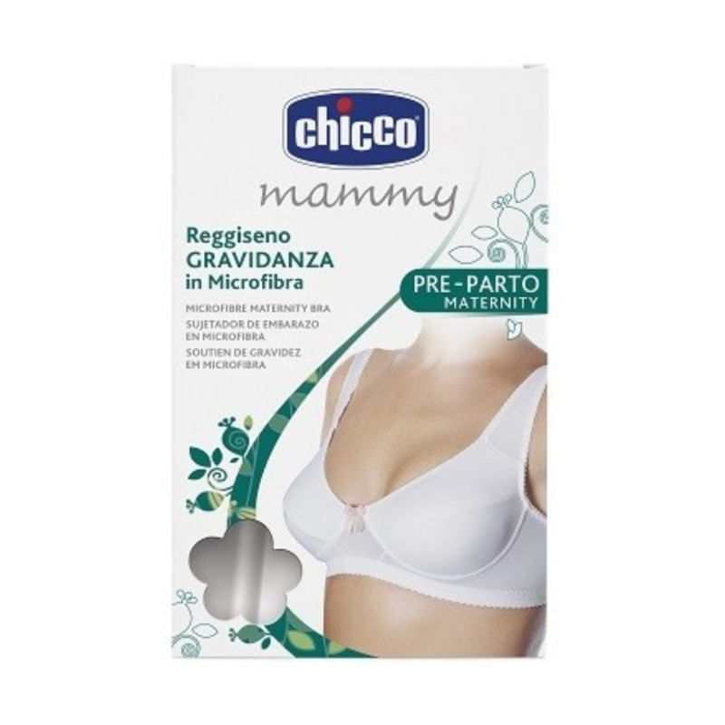 Chicco mammy reggiseno microfibra gravidanza bianco 4c