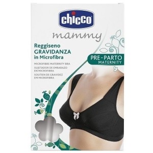 Chicco mammy reggiseno microfibra gravidanza nero 4c