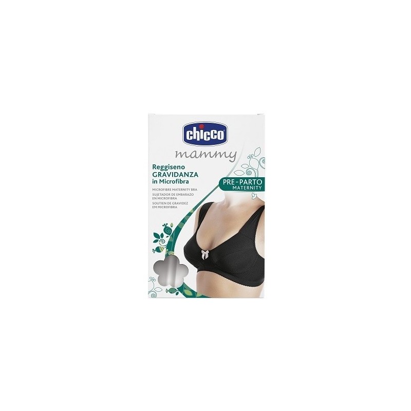 Chicco mammy reggiseno microfibra gravidanza nero 4c