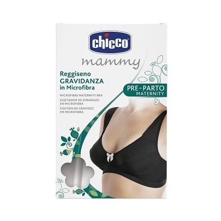 Chicco mammy reggiseno microfibra gravidanza nero 4c