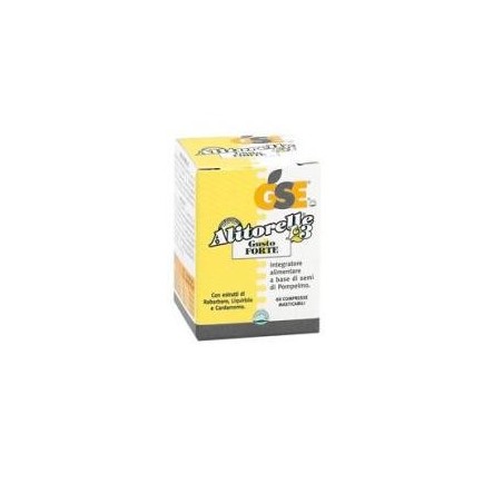 Gse alitorelle 2 integratore alimentare gusto forte 60 compresse 27g