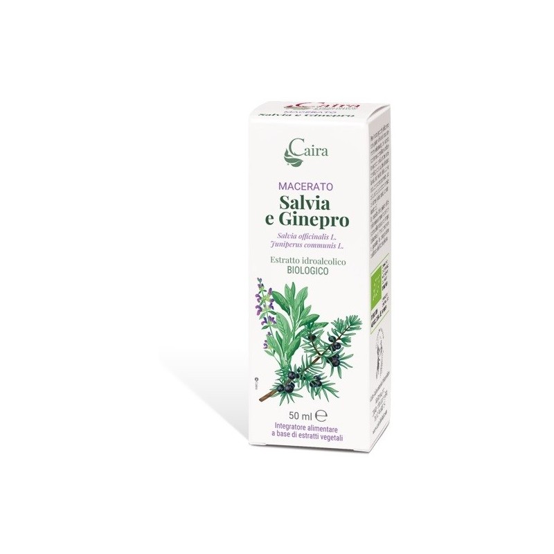 Caira salvia e ginepro macerato idroalcolico bio gocce 50 ml