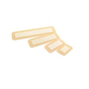 Medicazione sterile con idrocolloidi film di poliureretano tampone centrale di fibre non tessute di carbossimetilcellulosa sodic