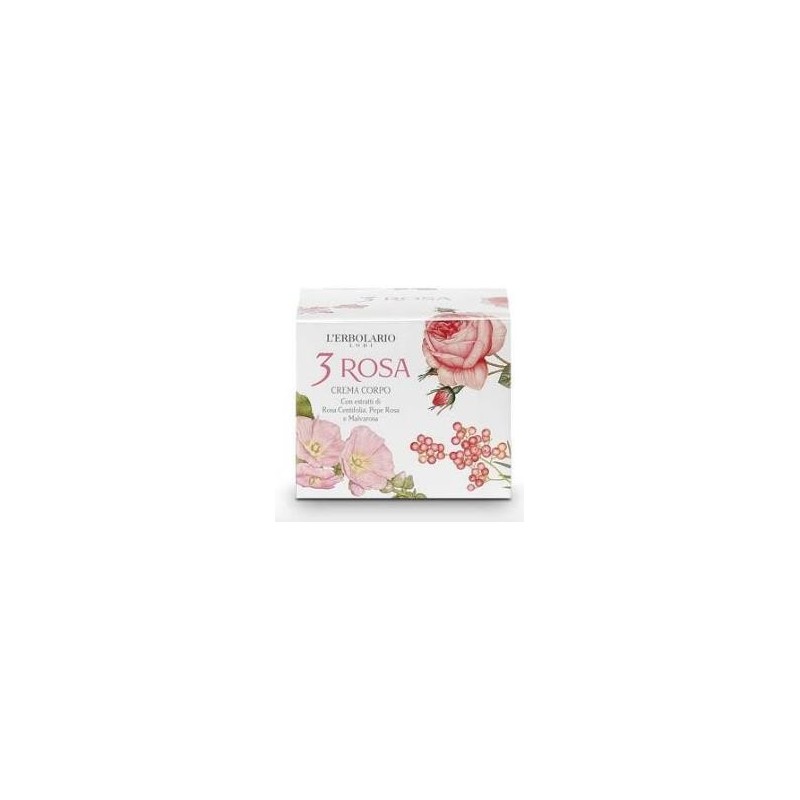 3 rosa crema corpo 200 ml