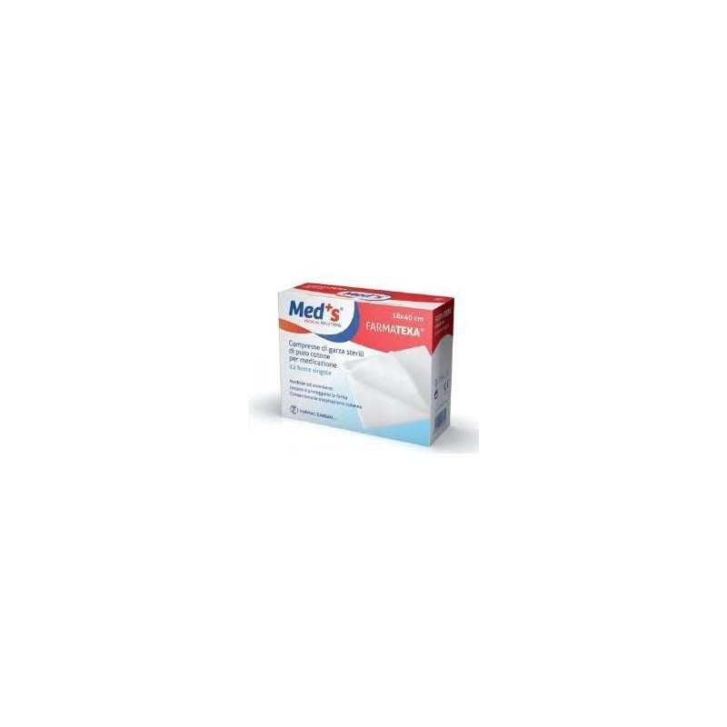Garza compressa idrofila meds farmatexa 12/8 10x10cm 50 pezzi