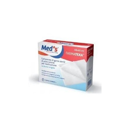 Garza compressa idrofila meds farmatexa 12/8 10x10cm 50 pezzi
