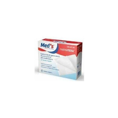 Garza compressa meds 12/12 36x40cm 12 pezzi