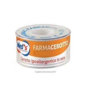 Cerotto meds ipoallergenico trasparente 500x1,25 cm