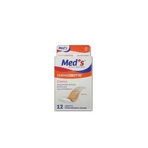 Cerotto meds strip poliuretano ipoallergenico classico grande 12 pezzi