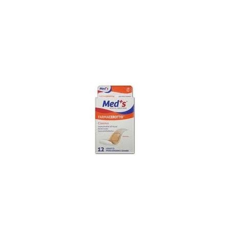 Cerotto meds strip poliuretano ipoallergenico classico grande 12 pezzi