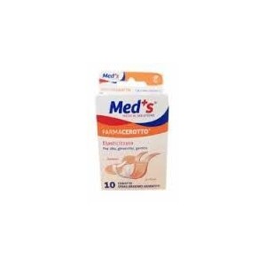 Cerotto meds strip tela ipoallergenico elasticizzato assortiti 10 pezzi
