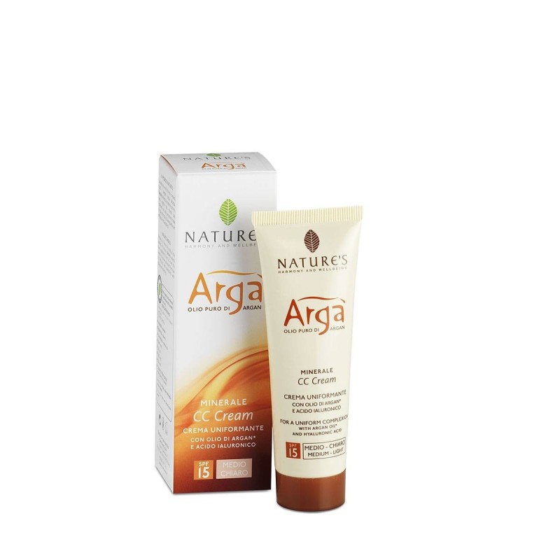 Arga' cc cream viso medio chiara 50 ml nature's