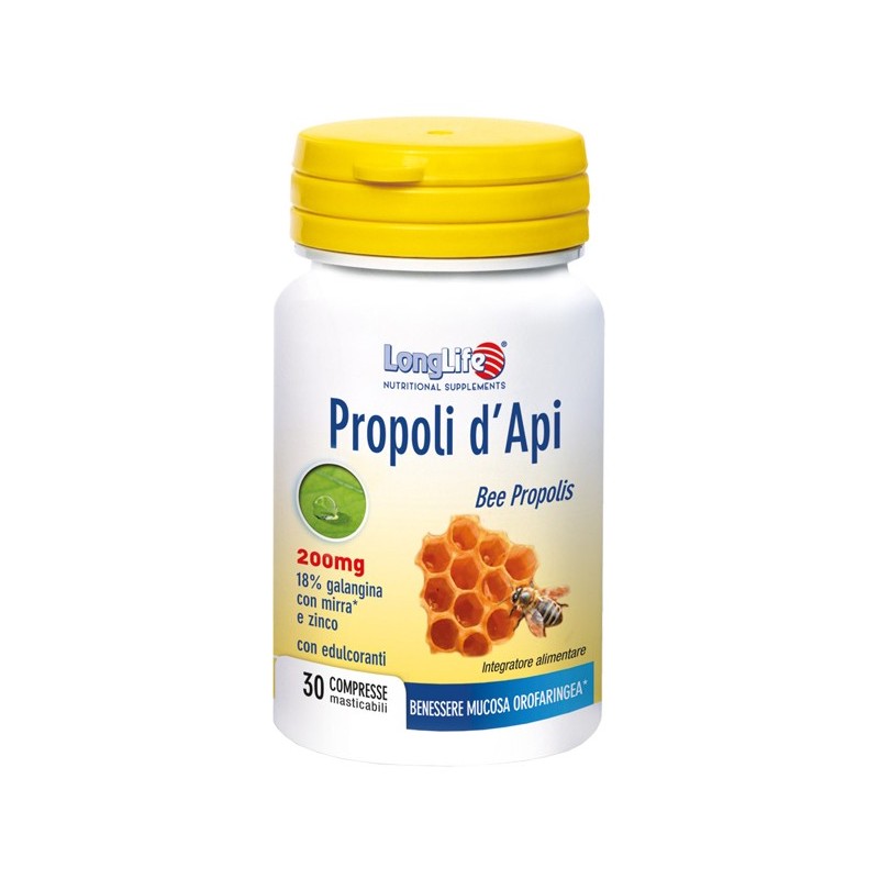 Longlife propoli d'api 30 compresse