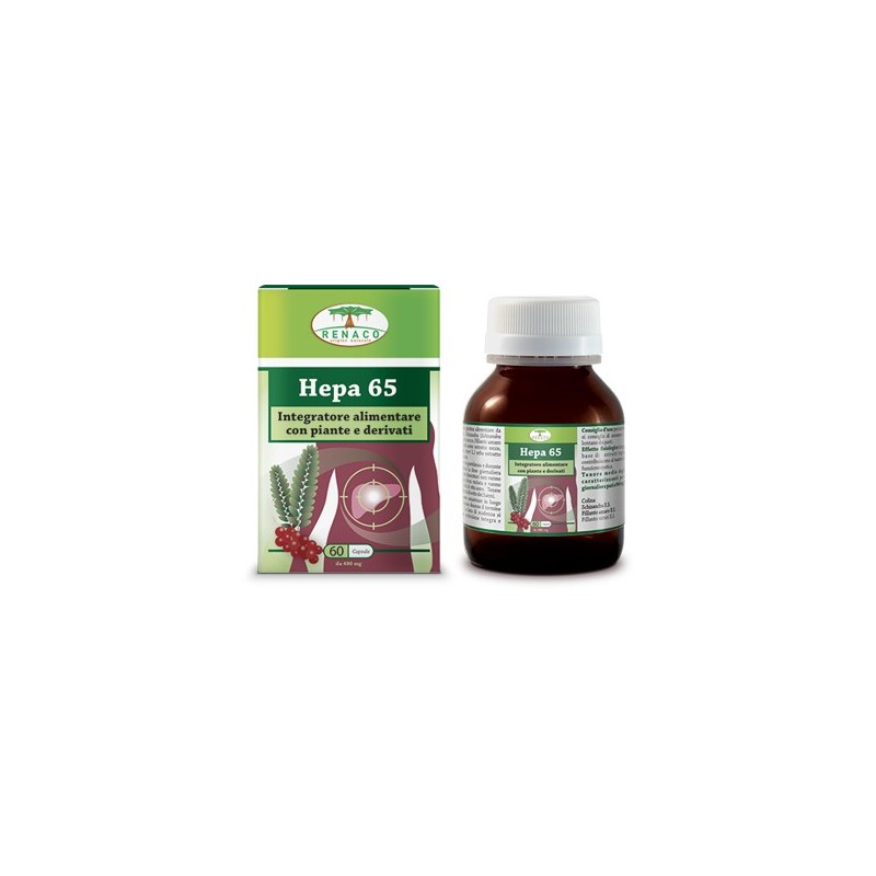 Hepa 65 60 capsule flacone 28,8 g