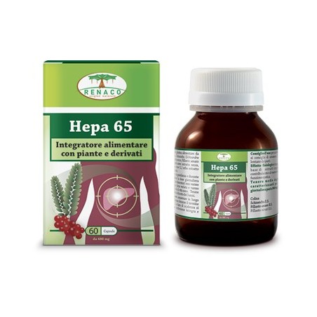 Hepa 65 60 capsule flacone 28,8 g