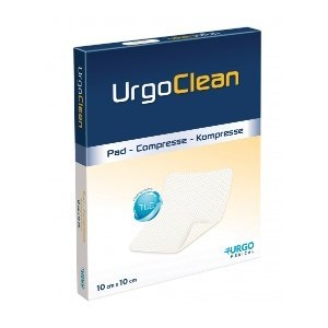Medicazione tnt assorbente gelificante urgoclean 10x10cm 10pezzi