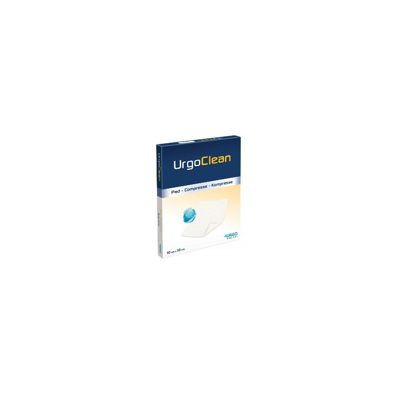 Medicazione tnt assorbente gelificante urgoclean 10x10cm 10pezzi