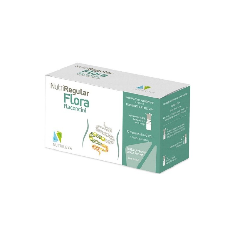 Nutriregular flora 10 flaconcini 8 ml