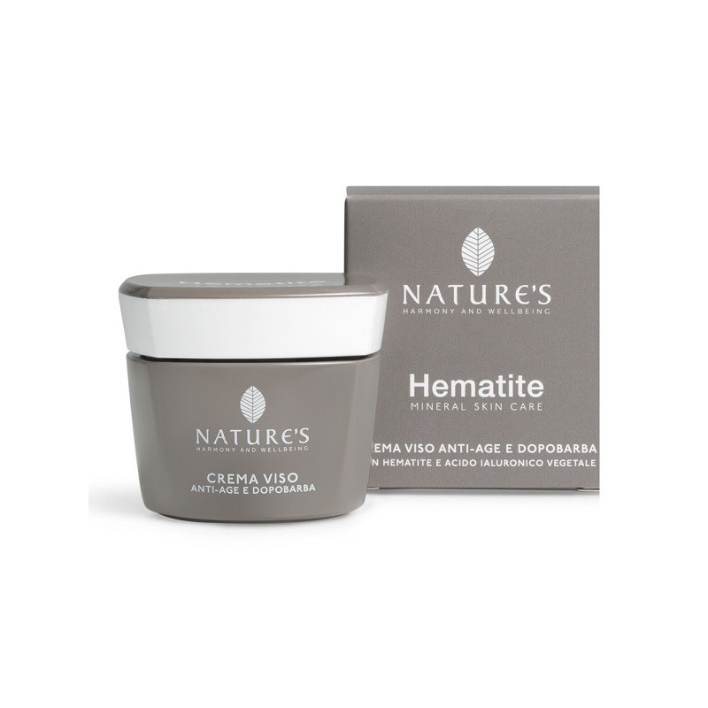 Nature's hematite crema viso antiage dopobarba 50 ml