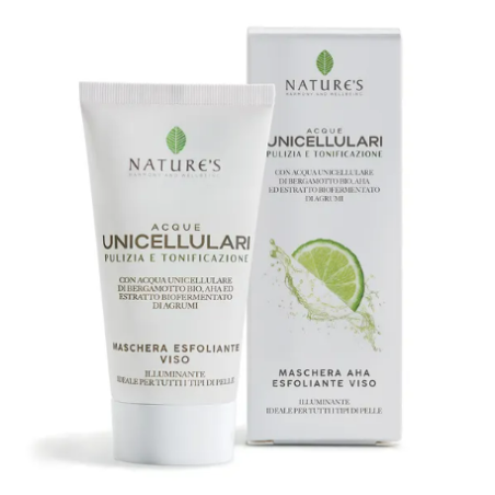 Nature's acque unicellulari maschera aha esfoliante viso 50ml Nature's acque unicellulari maschera aha esfoliante viso 50ml