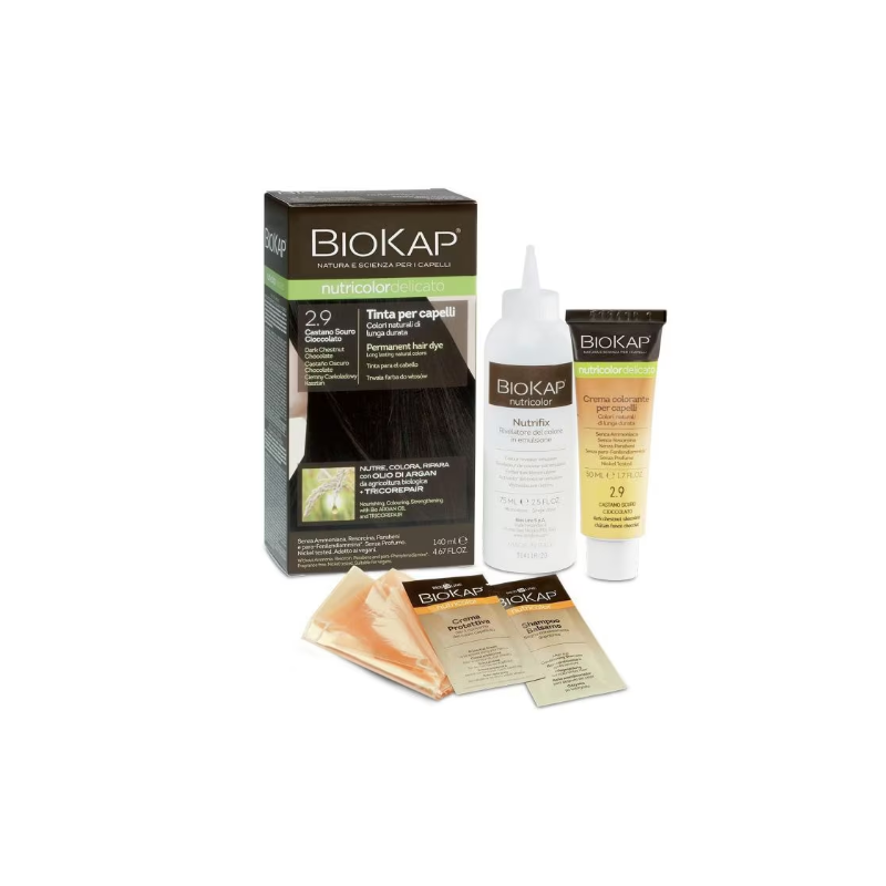 Biokap nutricolor delicato rapid 5,45 castano chiaro miele 135 ml