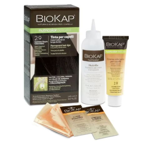 Biokap nutricolor delicato rapid 5,45 castano chiaro miele 135 ml