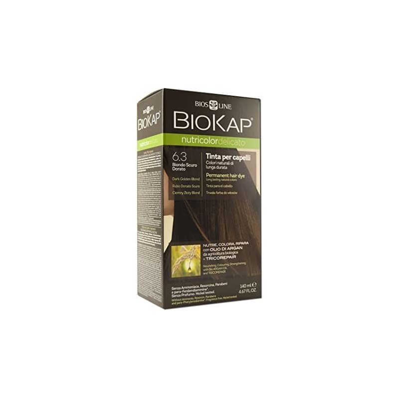 Biokap nutricolor delicato rapid 6,30 biondo scuro dorato 135 ml