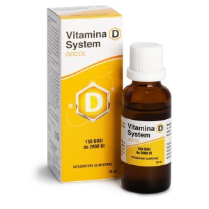 Vitamina d system gocce 150 dosi da 2000 ui 26 ml
