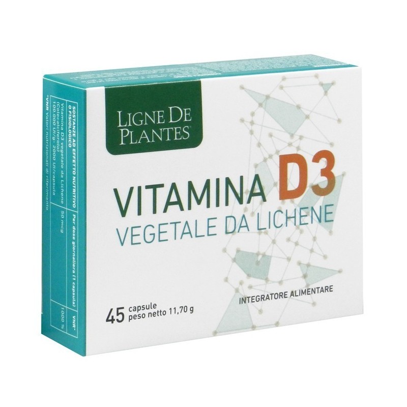 Ligne de plantes vitamina d3 vegetale 45 capsule