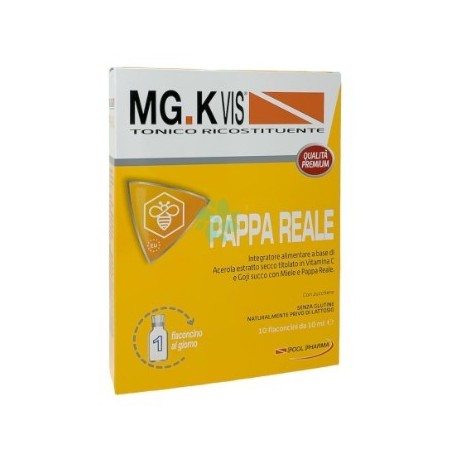 Mgk vis tonico ricostituente pappa reale 10 flaconcini da 10ml