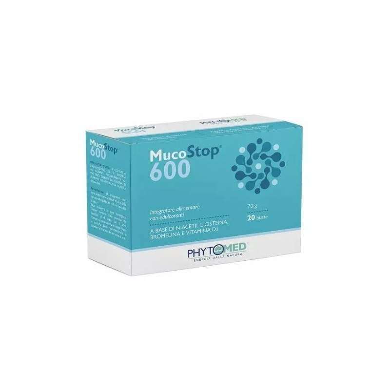 Mucostop 600mg 20 bustine