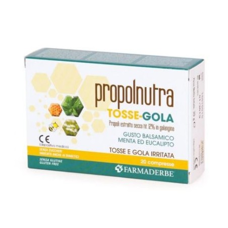 Propolnutra tosse gola 20 compresse masticabili